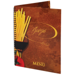 Menu réalisé avec InDesign, Illustrator et Photoshop: technique illustration et mise en page